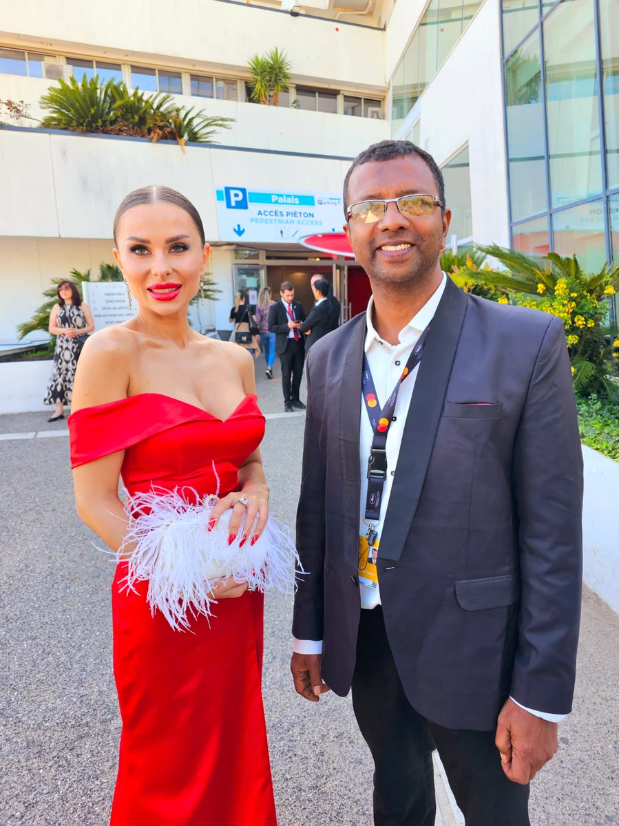 Cannes Moments 🎬🌟 Attending the 77th edition of the Cannes Film Festival is a testament to my unwavering passion for cinema! 🙌🎥 Here's to another remarkable year at Cannes! 🥂 Cannes2024  Director Sharvi 🔥