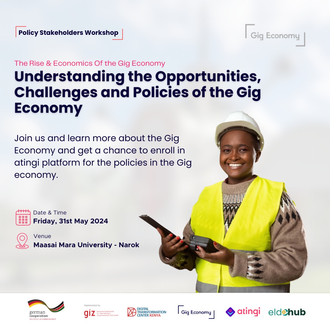 Join Eldohub for a thought-provoking workshop today, from 12:00PM - 1:00PM at the @MMaraUniversity 2nd Biannual International Conference to discuss the opportunities, challenges, and Policy Implications of the #GigEconomy Register ➡️ bit.ly/MaraUniversity