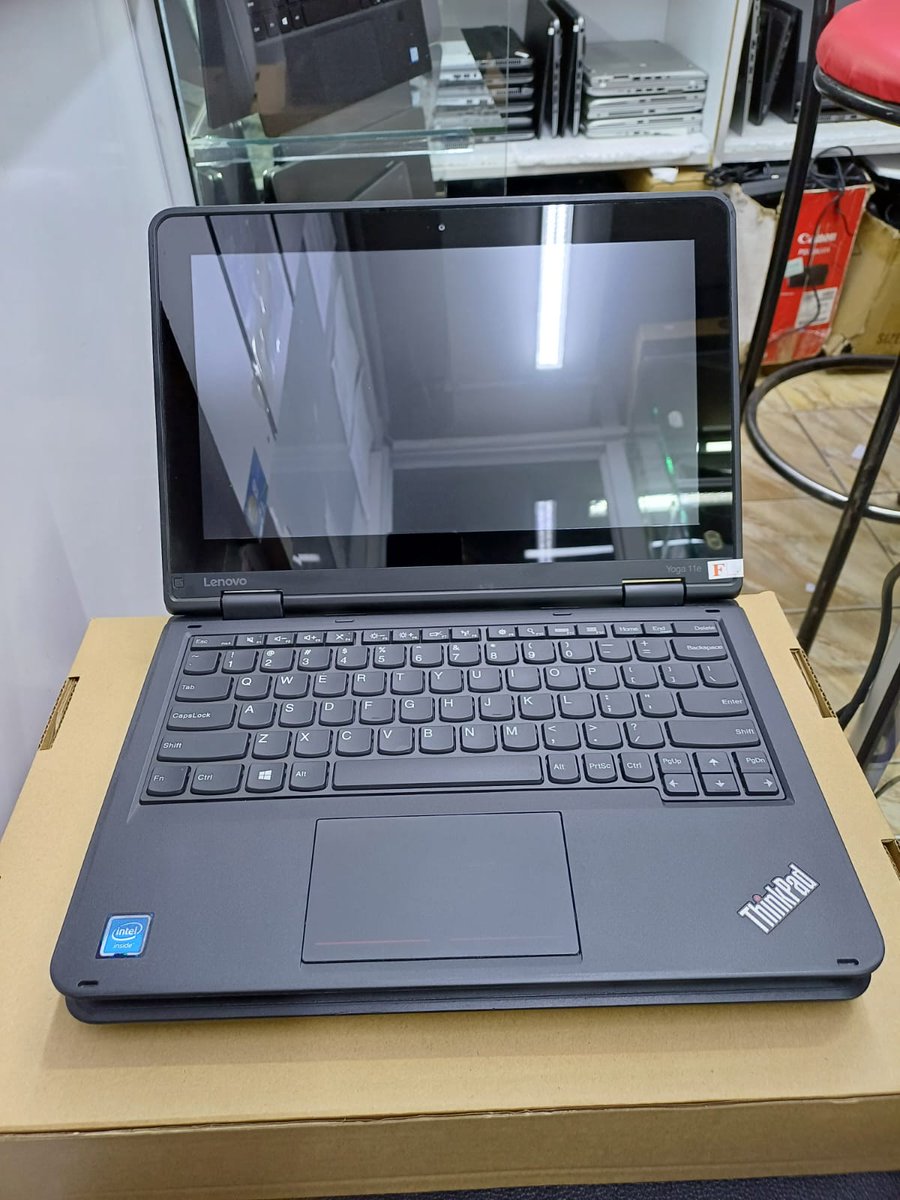 Lenovo yoga 11e 
X360 
touch screen 
Corem3
8gb ram 
128gb SSD 
Windows 11
@16klx 

#RobisearchFreeMarketDay
BuyOrSell Na Robisearch
JoinSMEs TwitterSpace8pm