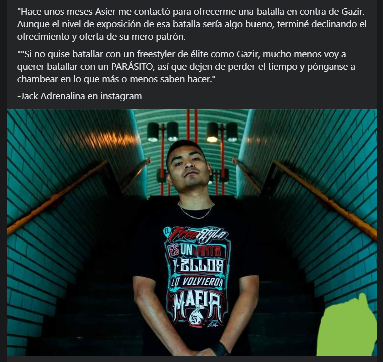 antivela's tweet photo. 👀✨🔥
Ya respondió el Jack
#jackadrenalina #tessla #eyoutv #freestyle #hiphop #rap https://t.co/pQjMKtnoNm