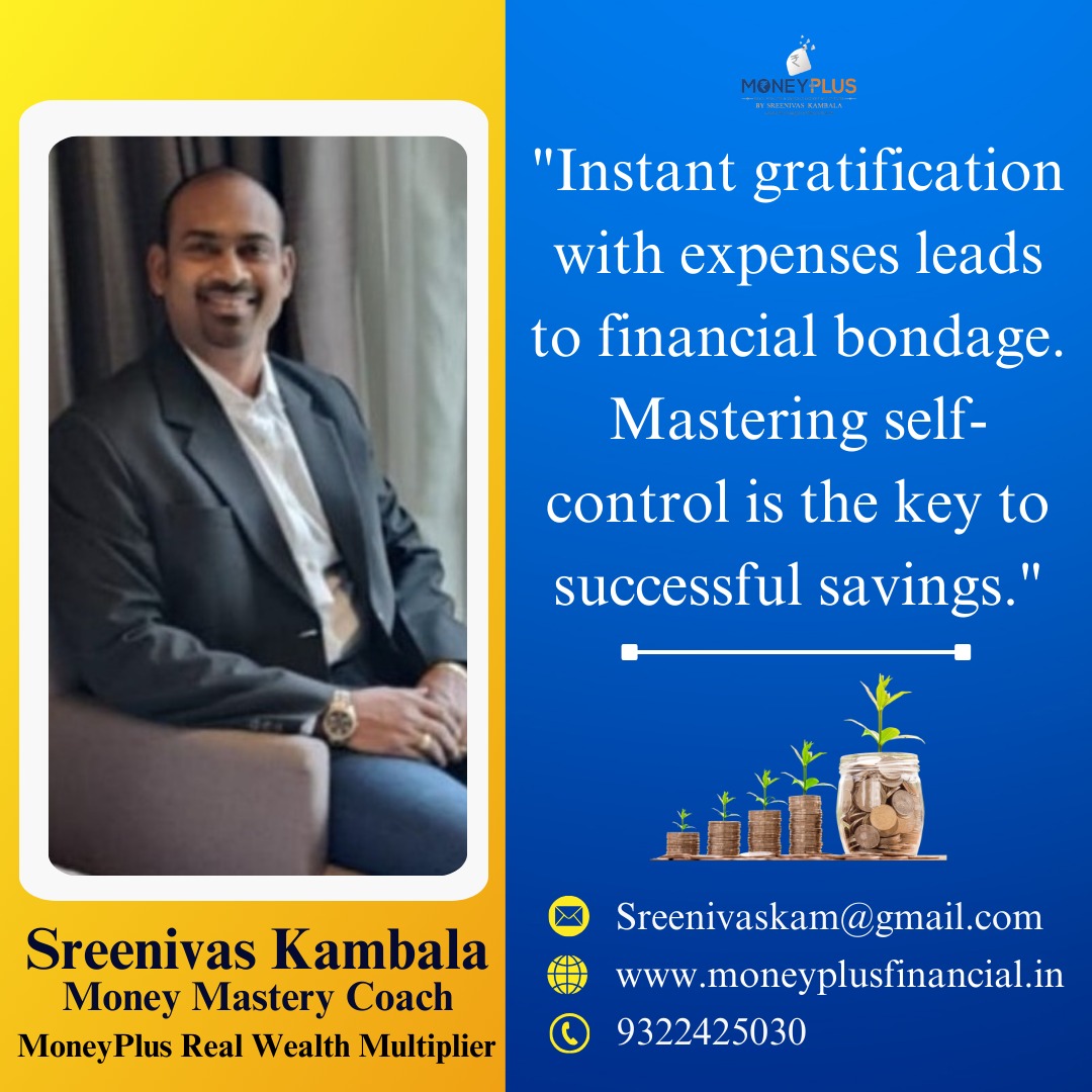 'Instant gratification with expenses leads to financial bondage. Mastering self-control is the key to successful savings.'

investment #wealth #savings #financialplanning #savingmoney #enterpreneur #financialfreedom #success #trading #motivation