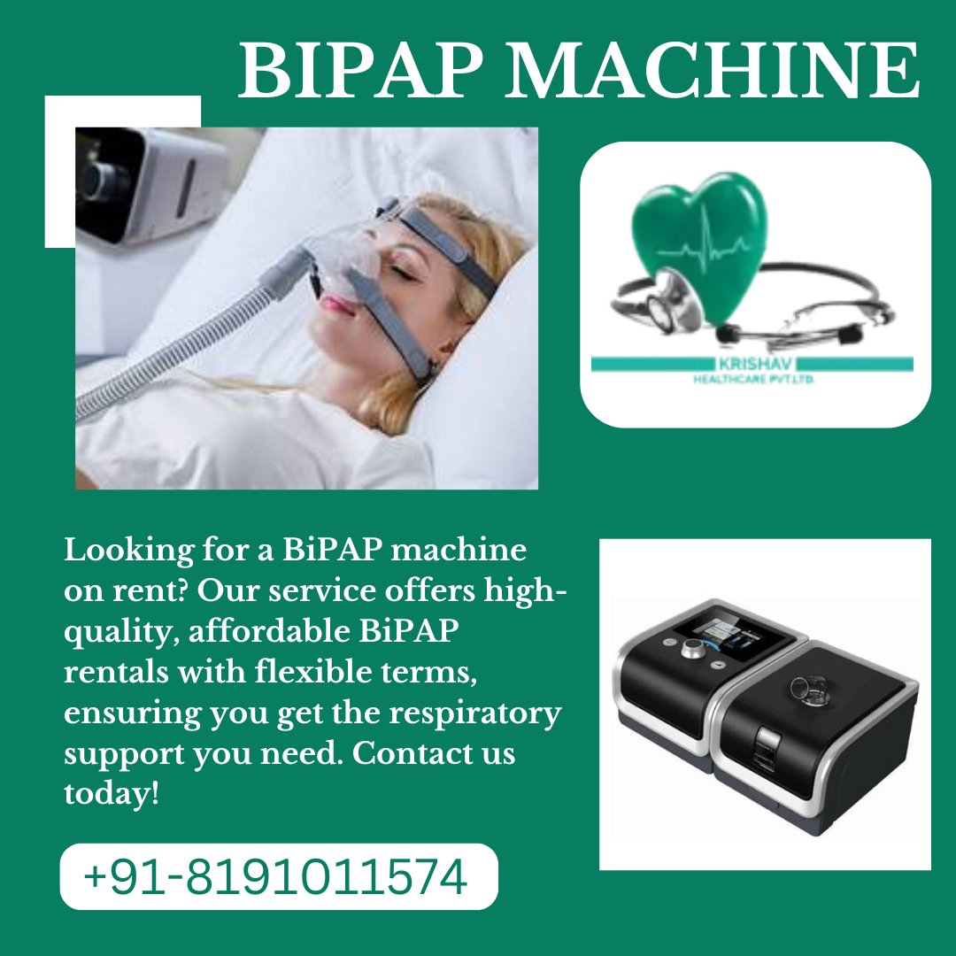 Nursing935633's tweet image. Looking for a BiPAP machine on rent? Our service offers high-quality, affordable BiPAP rentals with flexible terms, ensuring you get the respiratory support you need. Contact us today!
#bipapmachine