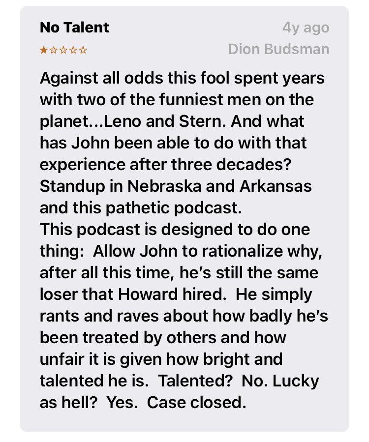 Daily Review of The Stuttering John Podcast.