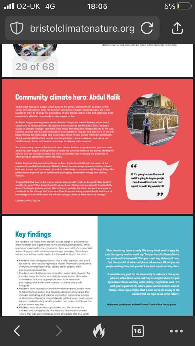 Reading *yet another* “Action Plan” for the environment - 13 years since the first one which hasn’t made a jot of difference to my neighbourhood.

Had to share this though… those that know, know how funny this is:

Community Climate Hero: Abdul Malik