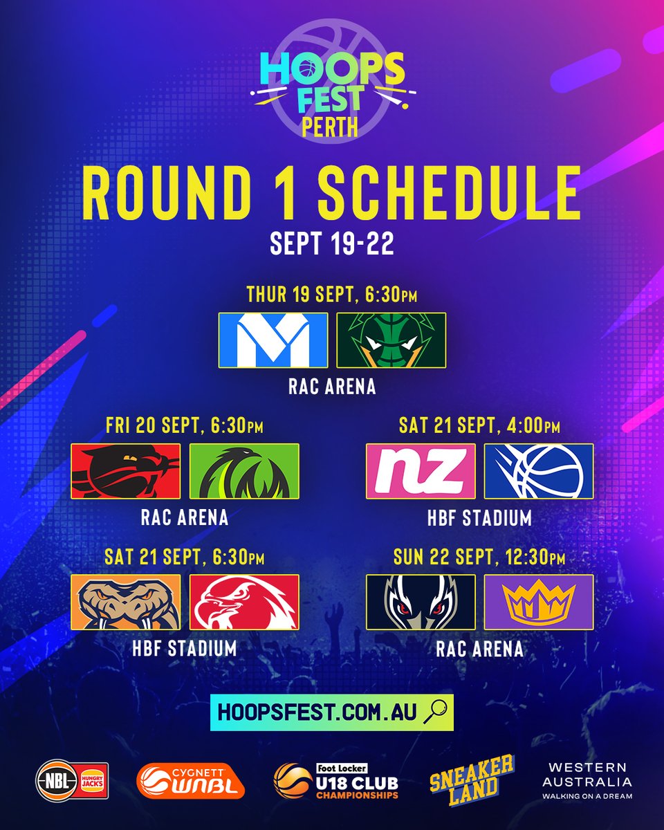 NBL25 😉 Round one could not come any sooner 👀 Pre-sale is now open ➡️ bit.ly/HoopsFest