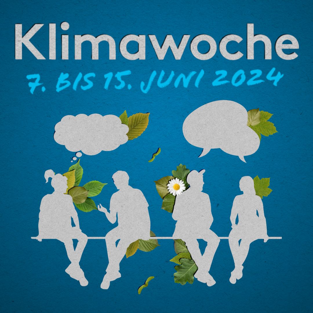 Vom 7. bis 15. Juni 2024 bietet die Klimawoche ein vielfältiges Programm mit Angeboten rund um den Klimaschutz. Die Veranstaltungen der Klimawoche sensibilisieren dafür, wie wir unseren Leben klimafreundlicher gestalten können. Weitere Infos: stadt.winterthur.ch/gemeinde/verwa…