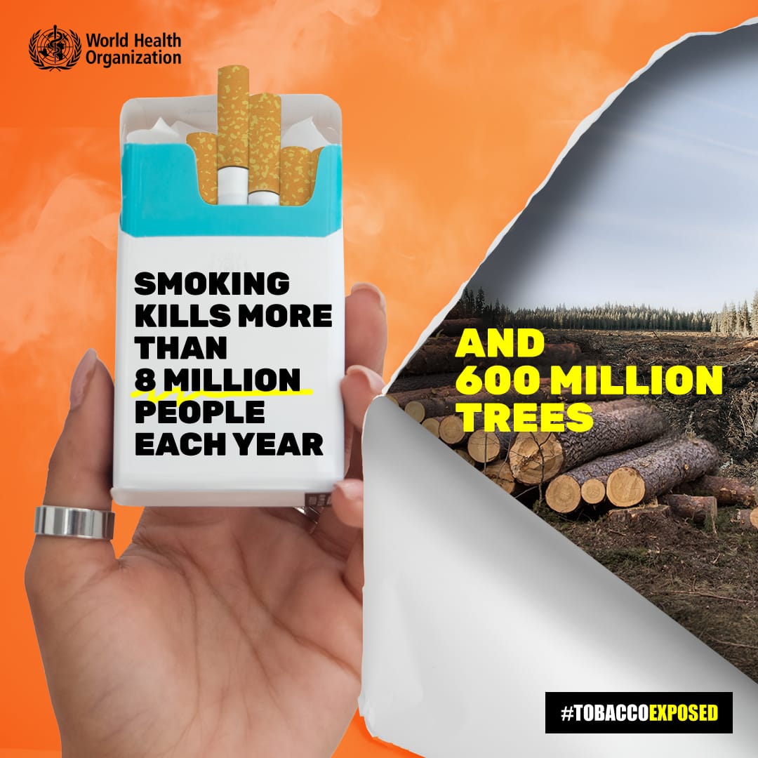 Say no to tobacco, yes to life.

On this #WorldNoTobaccoDay, let us take a pledge to raise awareness on the ill effects of tobacco addiction for a healthier tomorrow.