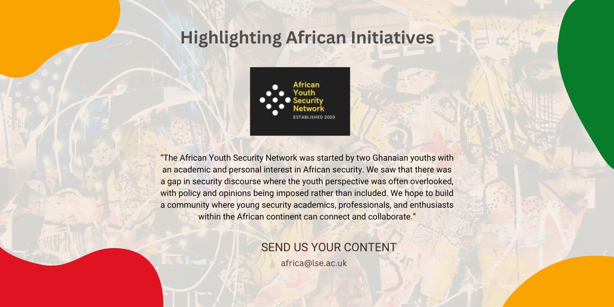 As part of the "Highlighting African Initiatives", today, we're featuring the remarkable efforts of <a href="/AfricanYsn/">AfricanYSN</a>, a community of young African security academics and professionals passionate about the security of our continent.

Read more about them ⬇
africanysn.com