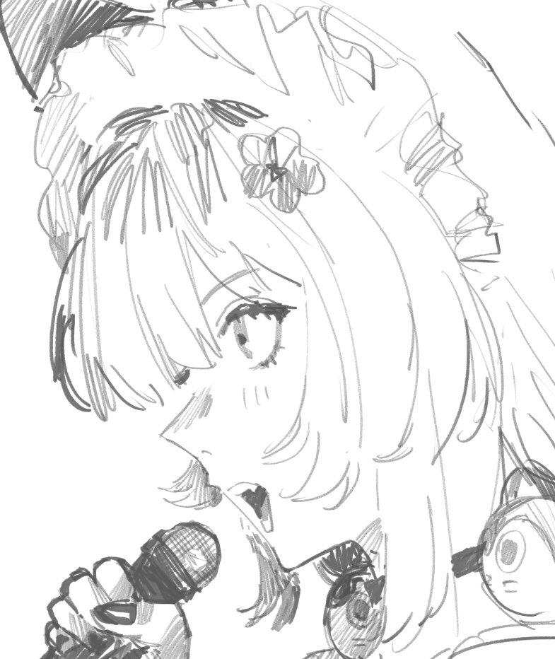 横顔ーズ(過去絵) 
