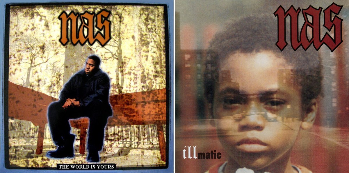 Albumism's tweet image. #Nas released the #PeteRock-produced "The World Is Yours" as the fourth single from his debut album 'Illmatic' 30 years ago on May 31, 1994 | WATCH the official video, listen to the album + explore our tribute here: album.ink/nasillmatic @Nas @PeteRock