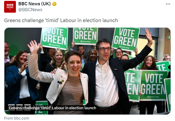 AdrianRamsay's tweet photo. After ditching their £28bn pledge for green investment, Labour promises £8.3bn. 

This is nowhere near enough to deliver zero carbon electricity by 2030. 

This is why we need Green MPs in Parliament pressing them to be bolder.
#GE2024 https://t.co/DWQsiAUiZ1
