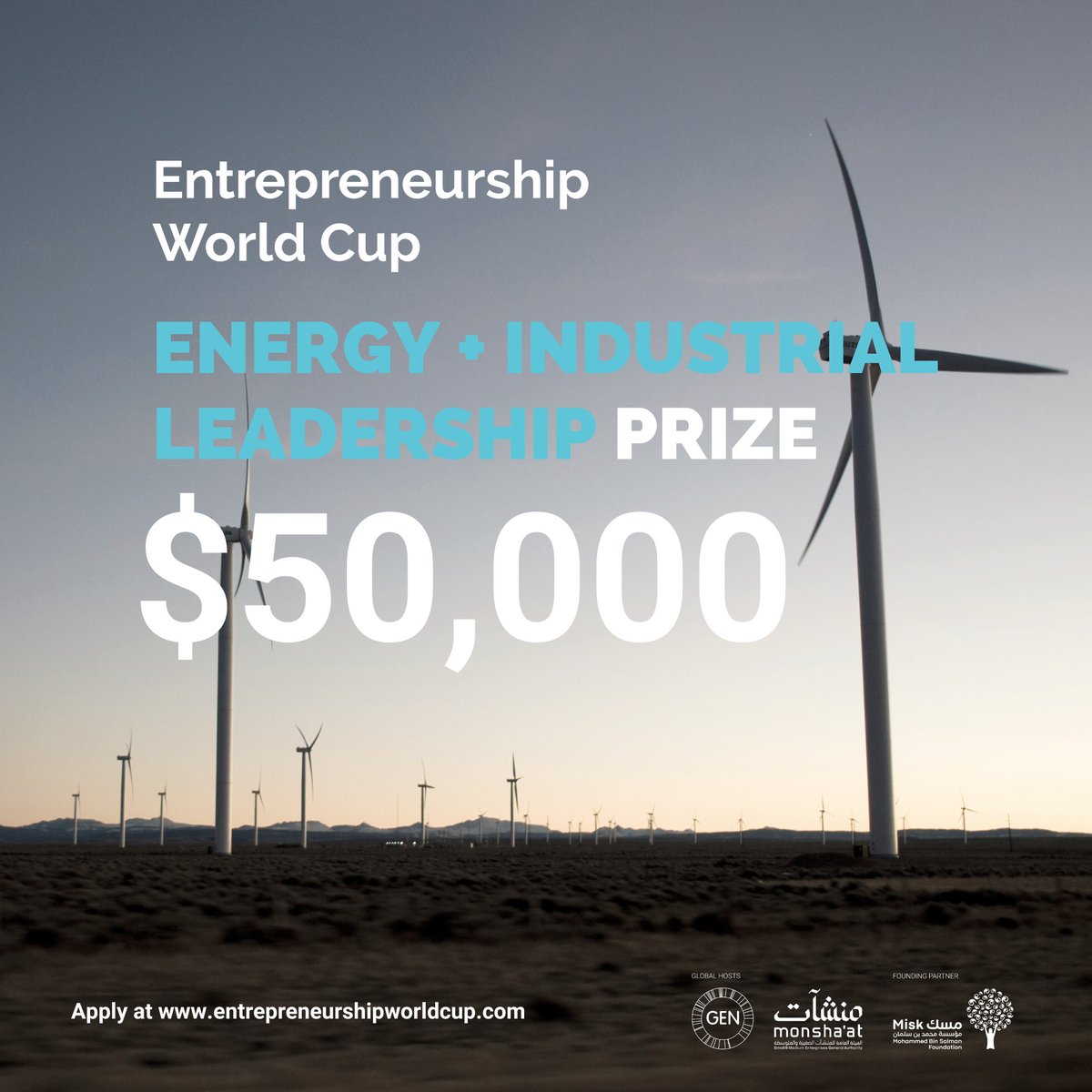 The Energy + Industrial Leadership Prize is for founders spearheading alternative energy production + those driving the industrial sector towards cutting-edge, high-value industries. Apply at genglobal.org/ewc/apply #EWC2024