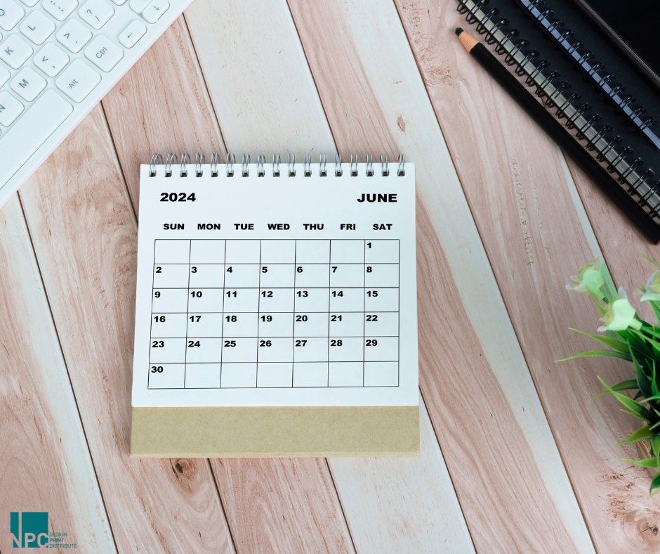 Getting June ready? Get organised with one of our Branded Calendars or Diaries! 📅

Here at NPC Print we can create you your very own personalised or branded Calendar or Diary 🙌🏼

#marketingmaterials #printmaterials #professionalprinting
