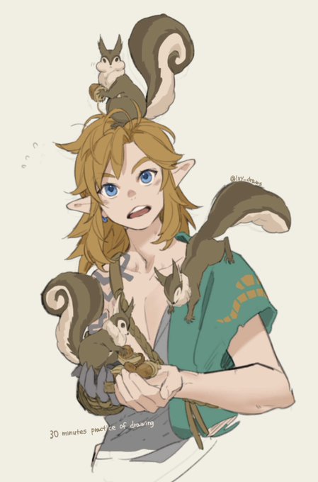 「holding animal long hair」 illustration images(Latest)