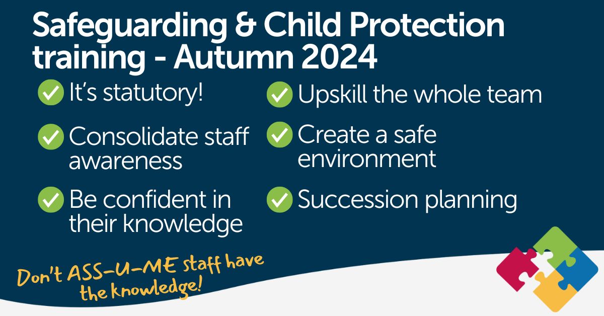 2024 is the year to solidify staff awareness and confidence in their knowledge. Don't get complacent—ensure your team is prepared! Book your statutory safeguarding training now: buff.ly/43vWums

#NeverAssume #SafeguardingSimplified #KnowledgeIsPower