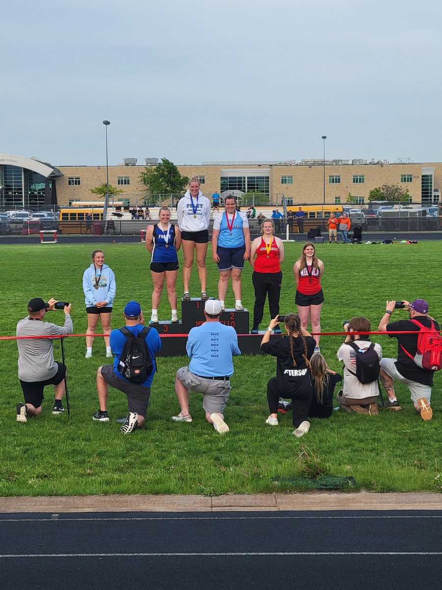 After another great night, against great competition, <a href="/EllaTschida2029/">Ella Tschida</a> had a PR in Shotput and finished in 2nd place, qualifying her for state. Thanks to all her coaches for all the help this year! So excited to see how far she will go! Good luck! @BeckerXCountry