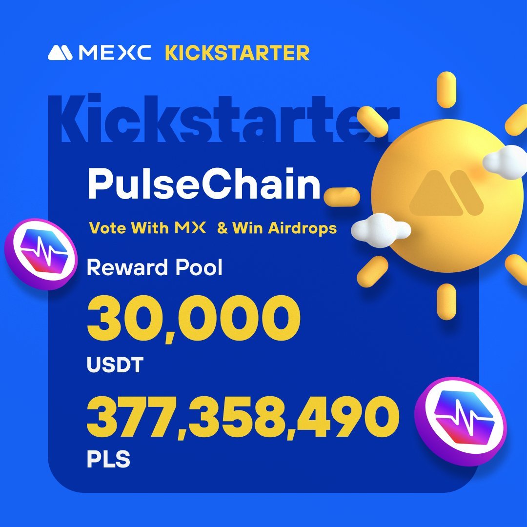❤💛💚💙

🚨 BREAKING NEWS: MEXC is listing PulseChain $PLS tomorrow.

June 1st, 3pm (UTC)

Who's ready for the Biggest Green Candle of your life?

🚀