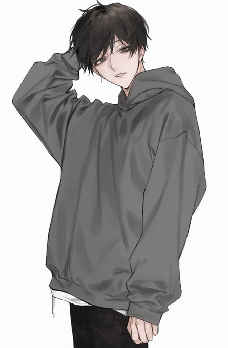 「hoodie standing」 illustration images(Latest)