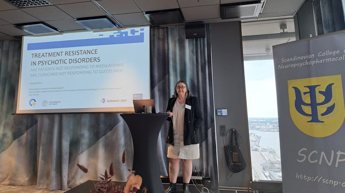 SCNP 62nd Annual Congress live!
Ingrid Melle speaks about 'Treatment resistance in psychotic disorders' 
<a href="/scnporg/">SCNP</a>
<a href="/UniOslo/">Universitetet i Oslo</a>
<a href="/SFFNORMENT/">Norment</a>
<a href="/i_s_melle/">Ingrid Melle</a>
<a href="/goteborgsuni/">Göteborgs universitet / University of Gothenburg</a>
#SCNP2024 #SCNP #schizophrenia