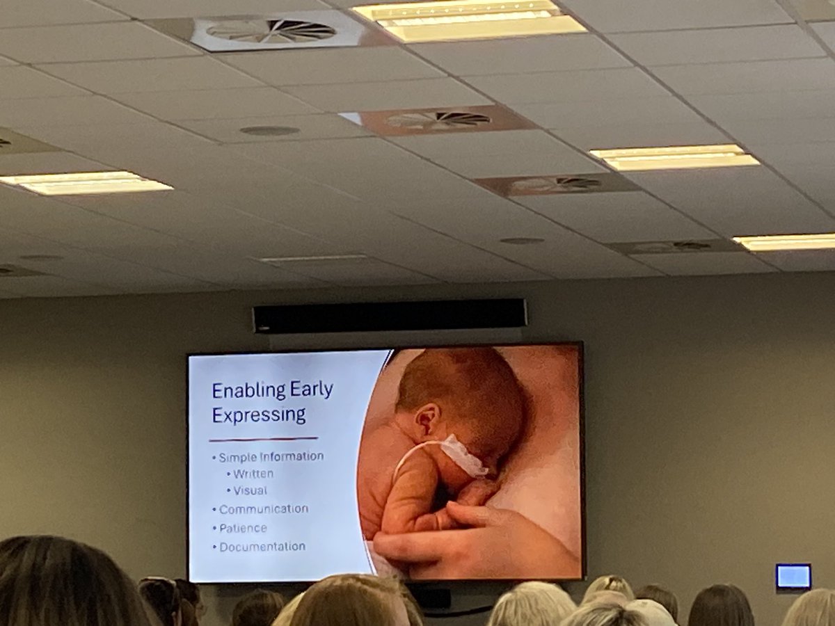 Early expressing and the benefits to baby and mum. Fantastic presentation, thank you Janet Dalzell UNICEF UK BFI lead @UNICEF_uk #SNNGConf2024 #bestpractice #nextsteps #teamwork