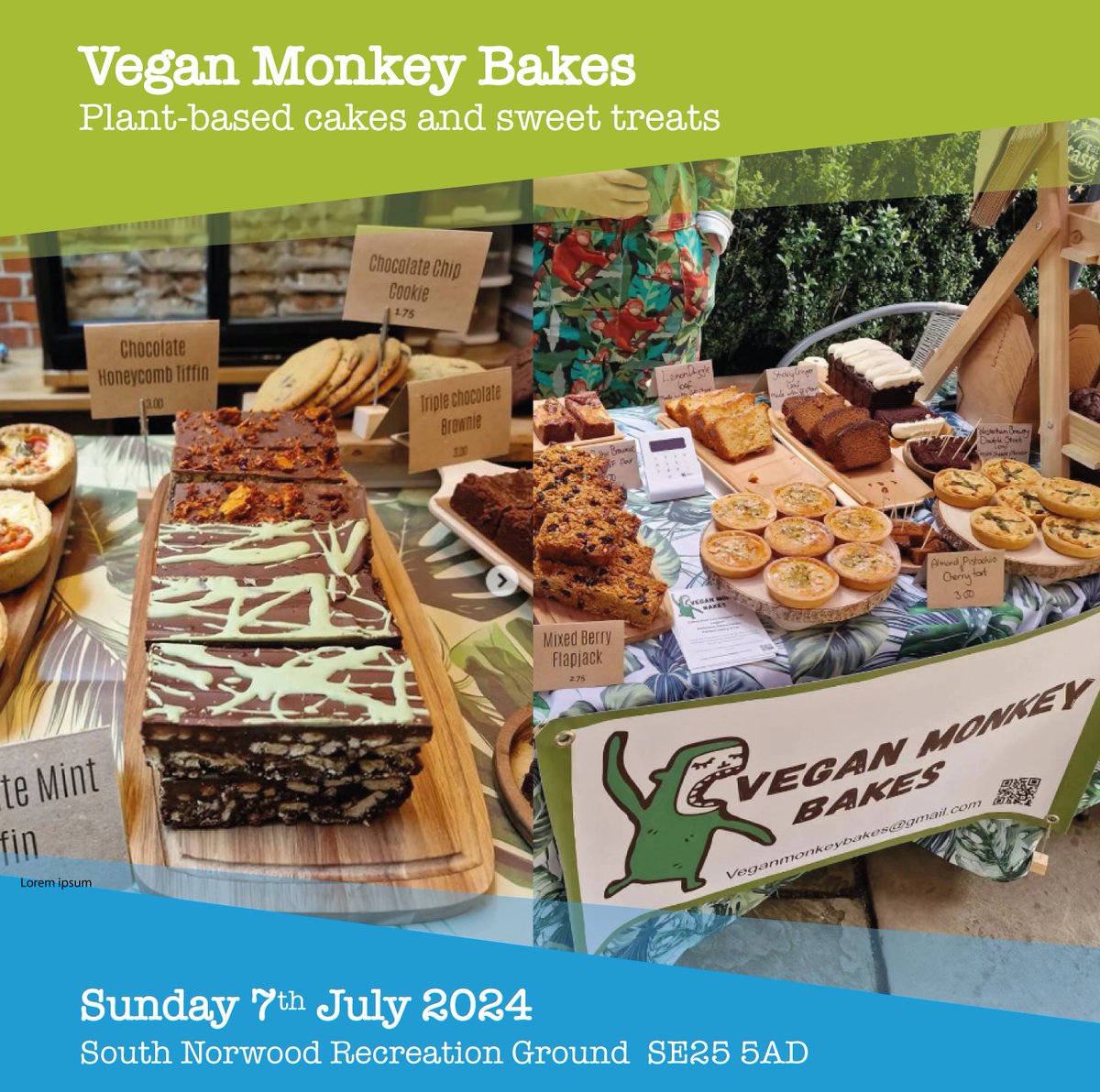 Vegan Monkey Bakes will be joining us at SNCFest2024 with their amazing sweet and savoury vegan treats!

#SNCFest2024 #CraftsFestival #ArtsFestival #MusicFestival #SE25 #SouthNorwood #Croydon #CroydonFestival #FestivalCroydon #ThisIsCroydon #FestivalLondon #LondonFestival