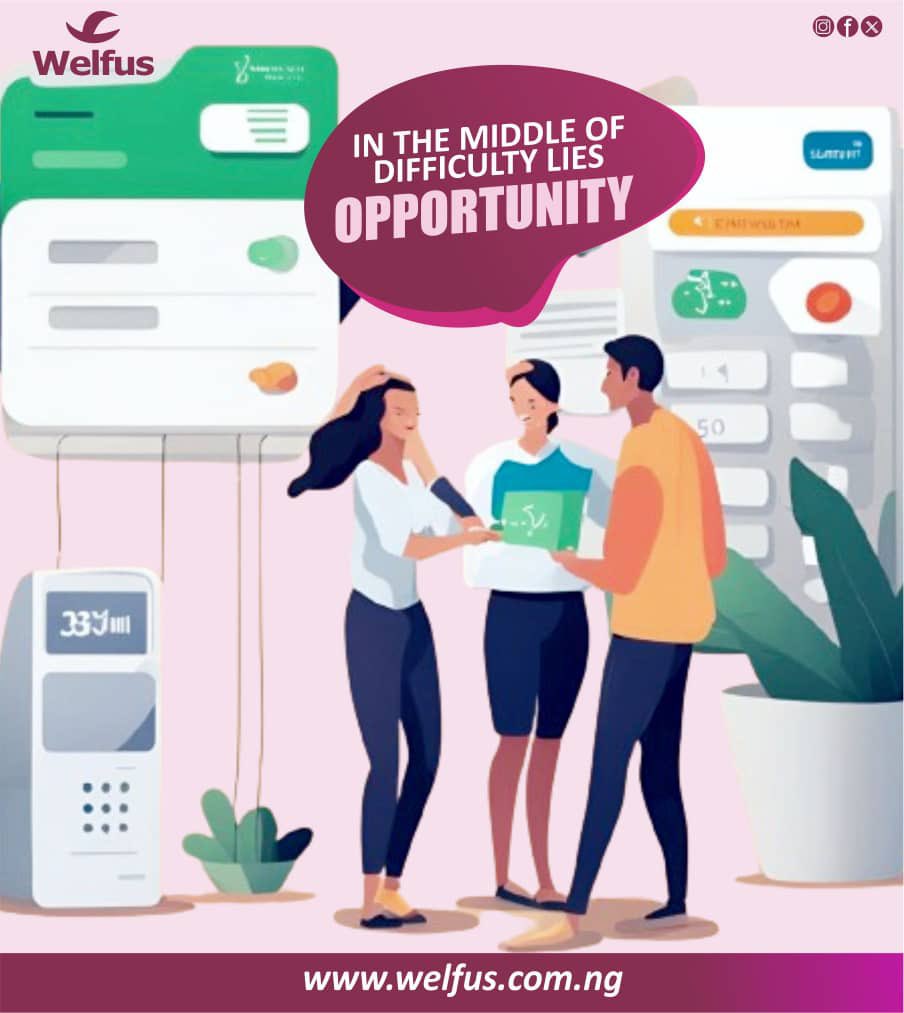 WelfusNg's tweet photo. TGIFππ In the middle of difficulty lies opportunity!
WELFUS!
#data #top-up #welfus #welfusng #timstech #timstech_inventions @welfusng @timstech_inventions @HeisTims
https://t.co/u2NZ0PmZXk https://t.co/kHPgcFxtWV