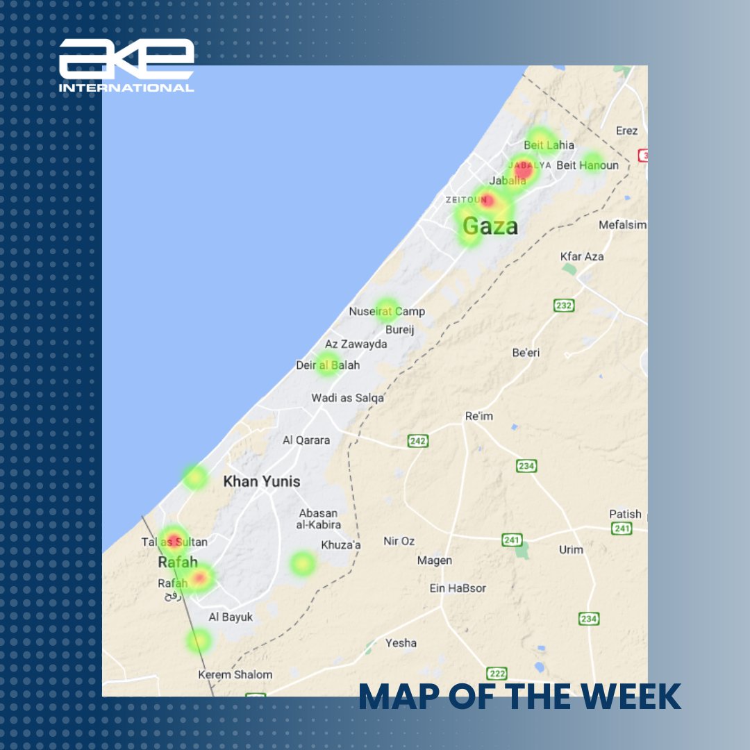 akegroup's tweet photo. AKE’s #MOTW highlights recent Israeli military operations in the #Gazastrip, including the 26 May airstrike on a tent camp in #TalalSultan area, near #Rafah city, south of the enclave – an area designated as a ‘safe zone’ by the Israeli military – which killed 45 Palestinians https://t.co/gRaCGHV3nY