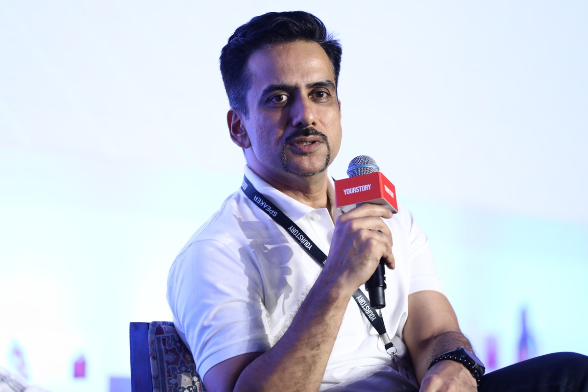 YourStoryCo's tweet photo. 4/  After reaching a certain scale, online businesses should go offline to build trust and fuel growth. Omnichannel offers good opportunities to tap into new customers. - Prashant Sharma of @WeAre_Tmrw at #BrandsOfIndia 2024. https://t.co/0YRSgaLDrZ