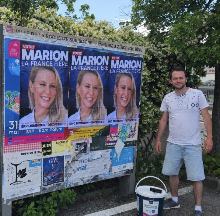 🔵⚪️🔴 Partout et tous les jours sur le terrain pour des députés de droite qui ne baissent pas les yeux avec @MarionMarechal au Parlement européen !

#VotezMarion