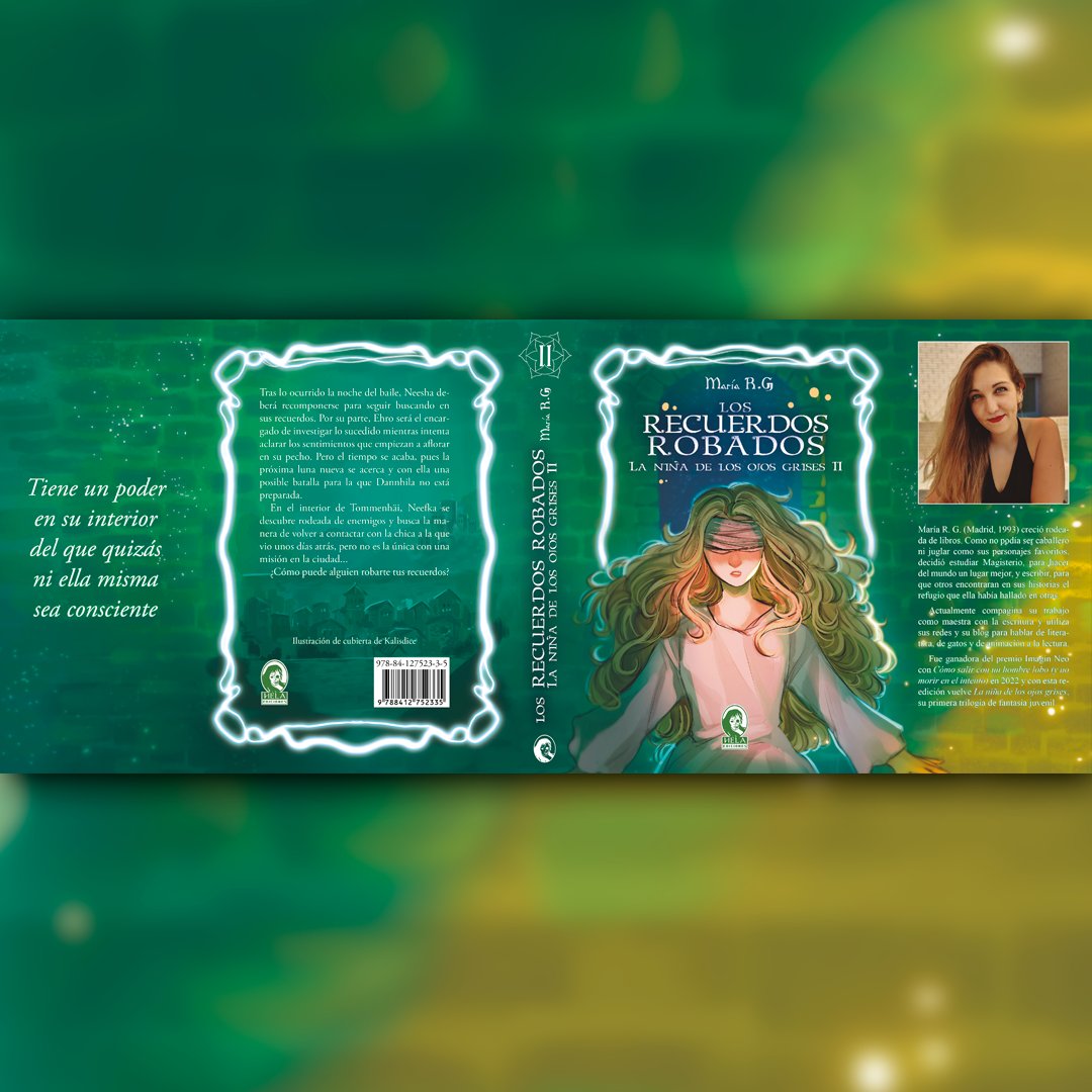 🟢RECORRIDO COMPLETO🟢
¡Hoy os traemos la cubierta completa de #LosRecuerdosRobados de María R.G. (@mariargwriter)!
«Tiene un poder en su interior del que quizás ni ella misma sea consciente».
·Preventa del 3 al 9 de junio.
🖌️<a href="/kalisdice/">Alba N.F. 🌸 Kalisdice | Freelance Illustrator 🎨</a>