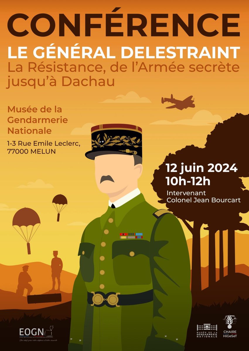 📢 Venez nombreux ! Le 12 juin au 📍 Musée de la Gendarmerie Nationale - MGN ! 📢