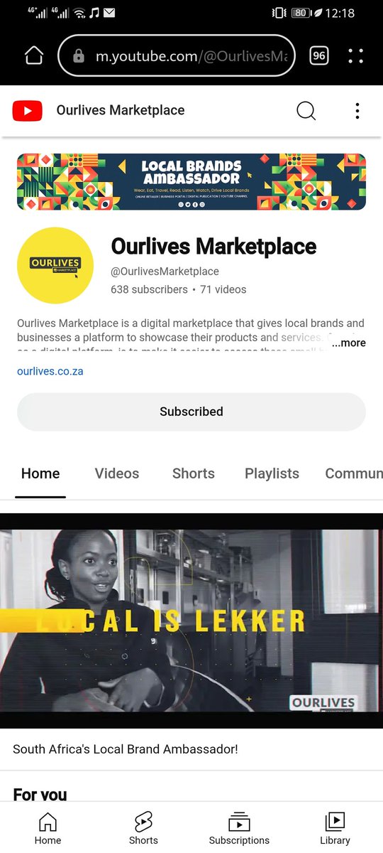Let's follow @OurlivesMarket  for great updates to great prompt feedback and prizes -appreciable service for even small businesses ... 🙏🙏🙏🙏🙏🙏 😇😇 And do subscribe to their Youtube chanel as I did #ProudlyLocal