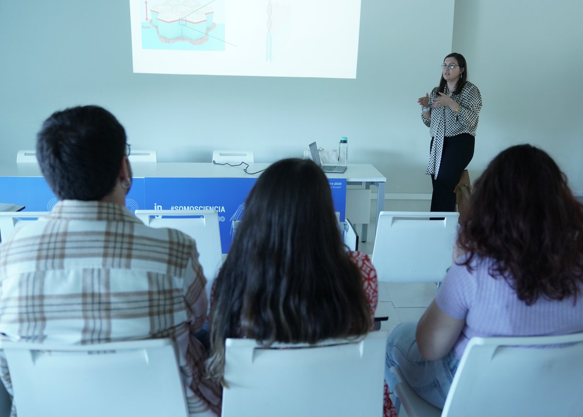 📢 Today Dra. Karina Pombo, from @RosFrankInst was our guest at 'CINBIO Seminar Programme' with her talk: 'Wetting of the junctional condensates at the apical interface promotes tight junction formation'. Many thanks for such an interesting talk! #SomosCIGUS