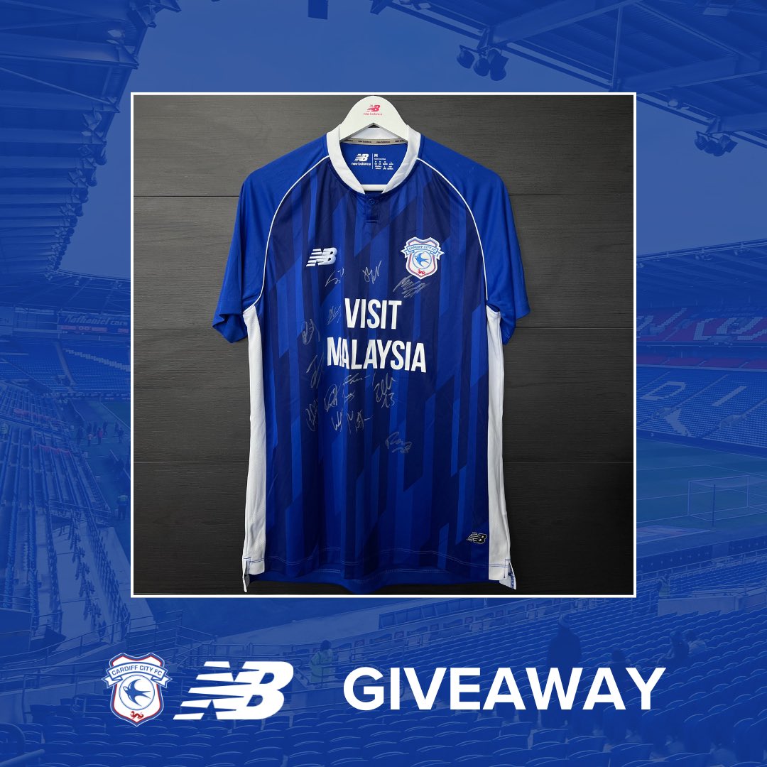 🙌 𝗙𝗥𝗜𝗗𝗔𝗬 𝗚𝗜𝗩𝗘𝗔𝗪𝗔𝗬 🙌 Win a signed 23/24 💙🤍👕✍️ @CardiffCityFC home shirt. To enter; 1. Follow @NBTeamsportsUK 2. Retweet this post 3. Comment your size. 🏆 Winner announced 10/06/24. #Giveaway #Competition #Bluebirds