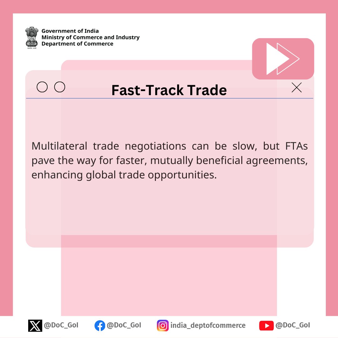 Why are almost all the countries signing Free Trade Agreements? #DoC_GoI #FAQs #FTAs
