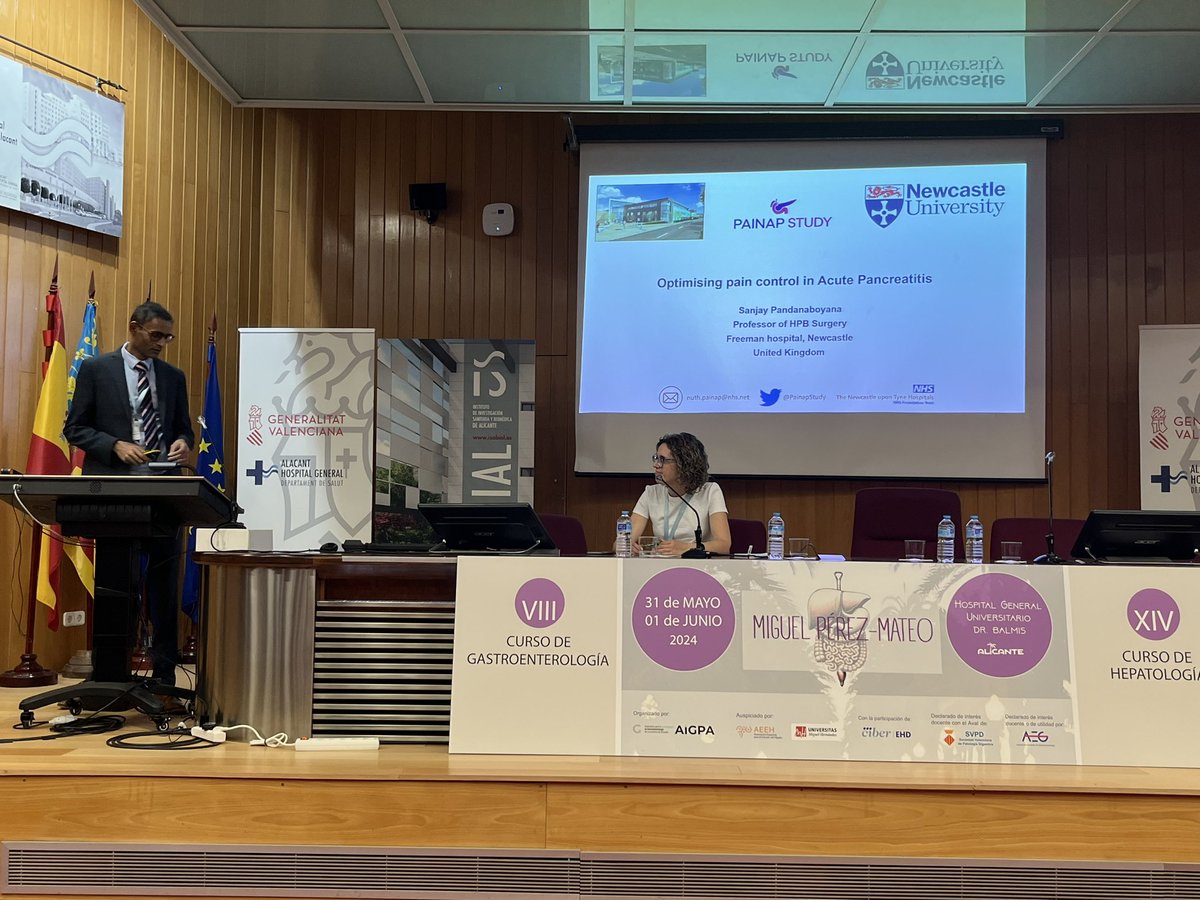 Lucía Guilabert (@lguilabert1) on Twitter photo Mesa sobre pancreas en el Curso Miguel Pérez Mateo organizado por <a href="/DHgua/">Digestivo HGUA</a> con ponentes y temas 🔝👏🏼
- Screening de cáncer de pancreas 👨👩👧👧 <a href="/KarinaCrdenasJ1/">Karina Cárdenas Jaén</a>
- Pancrratitis autoinmune <a href="/DeMadaria/">Enrique de-Madaria</a>
- Pain management in AP 😣<a href="/sanjay_HPB/">Sanjay Pandanaboyana</a>
Moderada por <a href="/Belenmm271/">Belen Martinez Moreno</a> Mesa sobre pancreas en el Curso Miguel Pérez Mateo organizado por <a href="/DHgua/">Digestivo HGUA</a> con ponentes y temas 🔝👏🏼
- Screening de cáncer de pancreas 👨👩👧👧 <a href="/KarinaCrdenasJ1/">Karina Cárdenas Jaén</a>
- Pancrratitis autoinmune <a href="/DeMadaria/">Enrique de-Madaria</a>
- Pain management in AP 😣<a href="/sanjay_HPB/">Sanjay Pandanaboyana</a>
Moderada por <a href="/Belenmm271/">Belen Martinez Moreno</a>