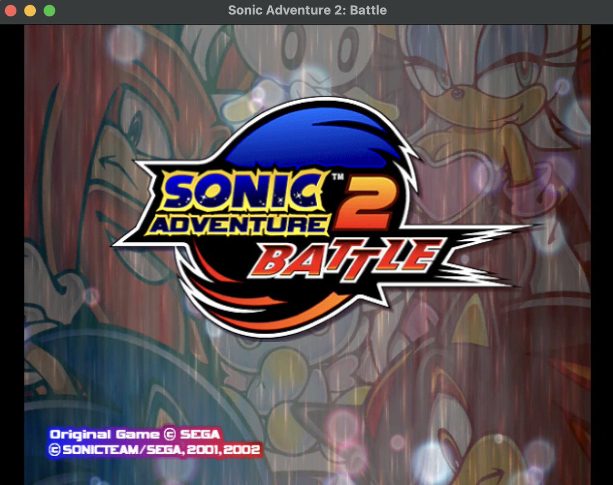 Welp since servers are down, got an excuse to play SA2