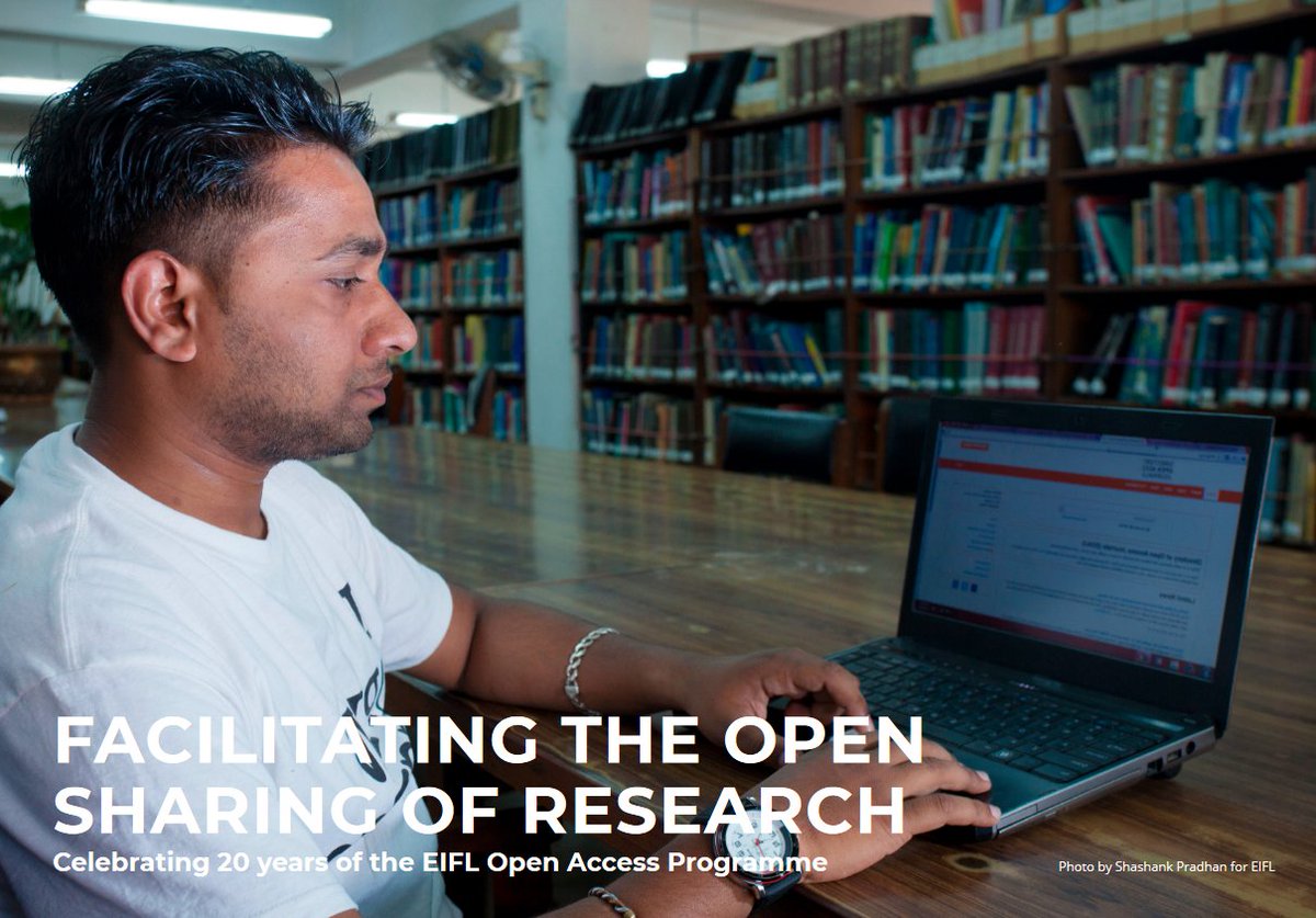 EIFL (@eiflnet) on Twitter photo Brochure sharing achievements and impact of <a href="/EIFLnet/">EIFL</a> #OpenAccess Programme over two decades - bit.ly/4bImf6q
<a href="/melhagemann/">Melissa Hagemann</a> <a href="/hjoseph/">Heather Joseph</a> <a href="/lesliekwchan/">Leslie Chan</a> <a href="/UNESCO/">UNESCO 🏛️ #Education #Sciences #Culture 🇺🇳</a> <a href="/COAR_eV/">COAR</a> <a href="/joanna_ball/">Joanna Ball</a> <a href="/nataliamanola/">Natalia Manola</a> Brochure sharing achievements and impact of <a href="/EIFLnet/">EIFL</a> #OpenAccess Programme over two decades - bit.ly/4bImf6q
<a href="/melhagemann/">Melissa Hagemann</a> <a href="/hjoseph/">Heather Joseph</a> <a href="/lesliekwchan/">Leslie Chan</a> <a href="/UNESCO/">UNESCO 🏛️ #Education #Sciences #Culture 🇺🇳</a> <a href="/COAR_eV/">COAR</a> <a href="/joanna_ball/">Joanna Ball</a> <a href="/nataliamanola/">Natalia Manola</a>