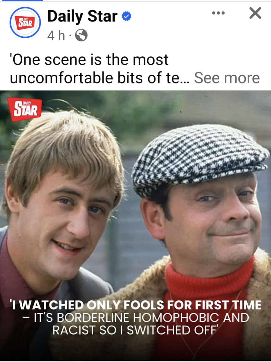Imagine being offended by only fools and horses