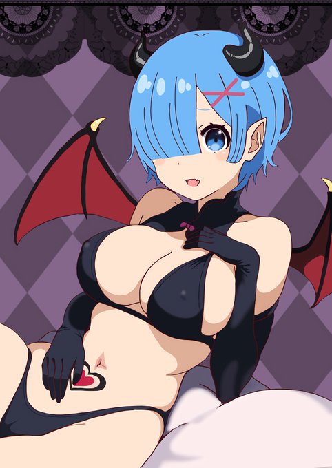 サキュバスレム描きました🎀
#レム
#リゼロ 