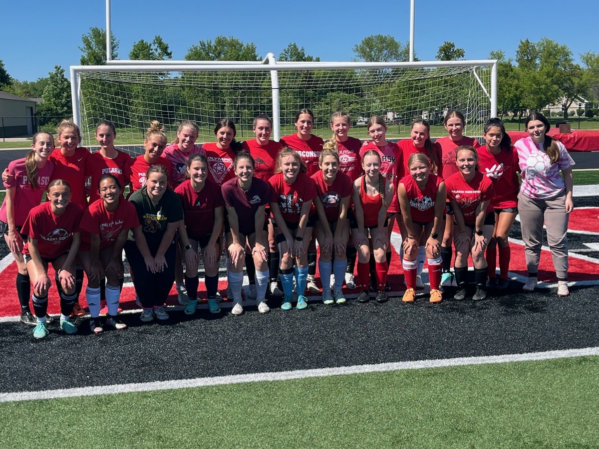 Our PHS Girls Soccer team hosts Watertown in the WIAA Regional Final at Saputo Stadium tomorrow at 1 pm. Let's go, ladies! #raiderstrong❤️🤍🖤