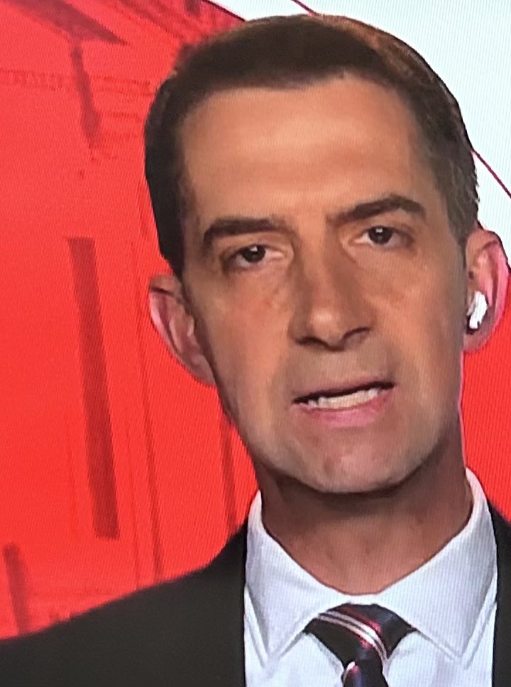 What has Trump got on these people- @TomCottonAR look like a 🤖 robot on @CBSMornings - Every time something does not go @GOP way it’s #rigged - Do Trump & his cronies really believe the #American people are that stupid - Trump vs Stormy & she won #VoteBlueForABetterAmerica