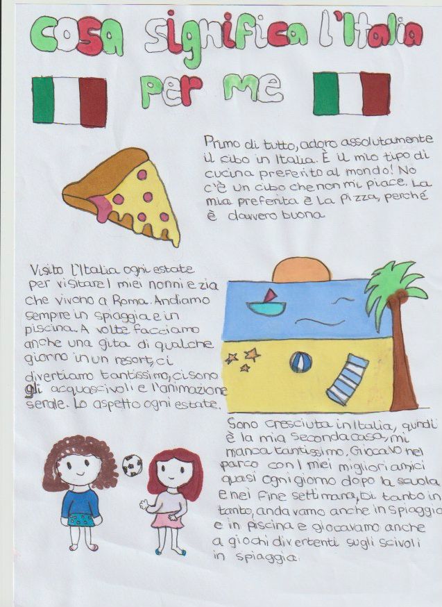 Congratulations to Lavinia Lolli (new S3) who was successful in a national competition to design a poster under the theme, ' Cosa significa l'Italia per me' (What does Italy mean for me).