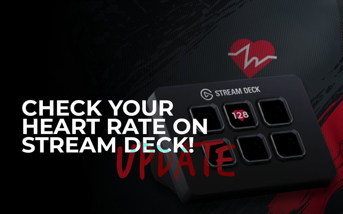 🚀 Exciting update for our Stream Deck Plugin! 🚀

🎨 Change heart color &amp; text to suit your mood 
💓 Track multiple heart rates at once

Huge thanks <a href="/IanChandler1990/">Ian Chandler</a> , our coding wizard, for making this happen! 🙌

Update now and let your heart (rates) soar! ❤️