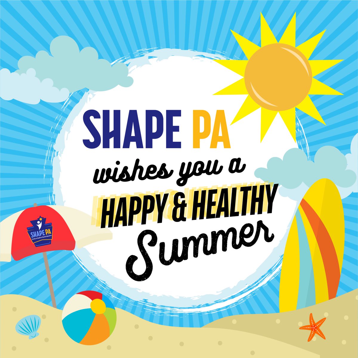 😎 Happy Summer from SHAPE PA! 🌞 Take this time to relax and recharge over the summer break. Thank you for your unwavering dedication to making a difference in your students' lives. Enjoy your well-deserved rest! #SummerBreak #TeacherAppreciation #SHAPEPA