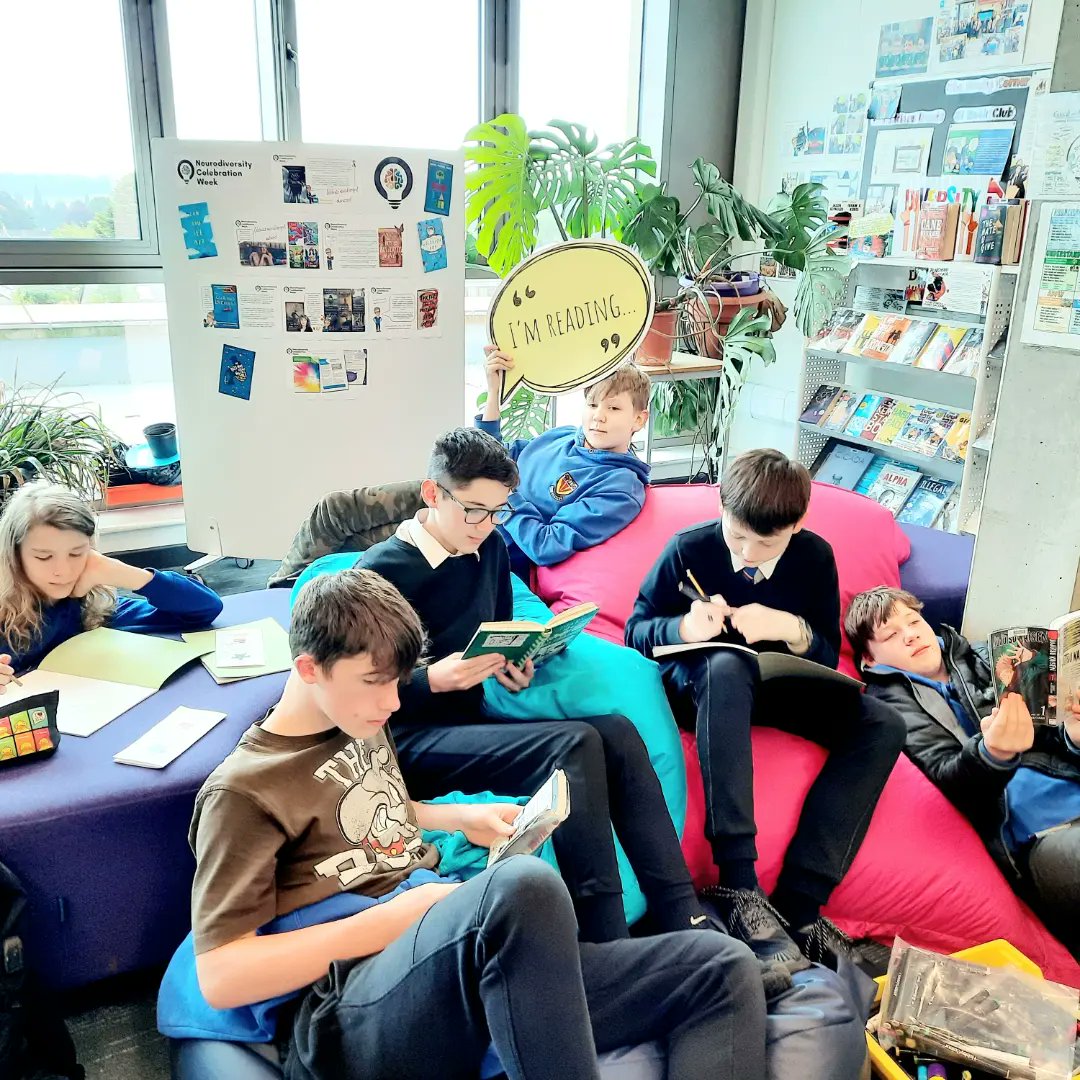 BrechinHighLib's tweet image. The new batch! 🔥
Yes, my new S2 School of Reading class is live, and this new generation of Reading Ambassadors is amazing!
So proud. 🥲
Promoting the benefits of Reading for Pleasure. 💪🏻
#ReadingAmbasssdors #ProudToBeBrechin