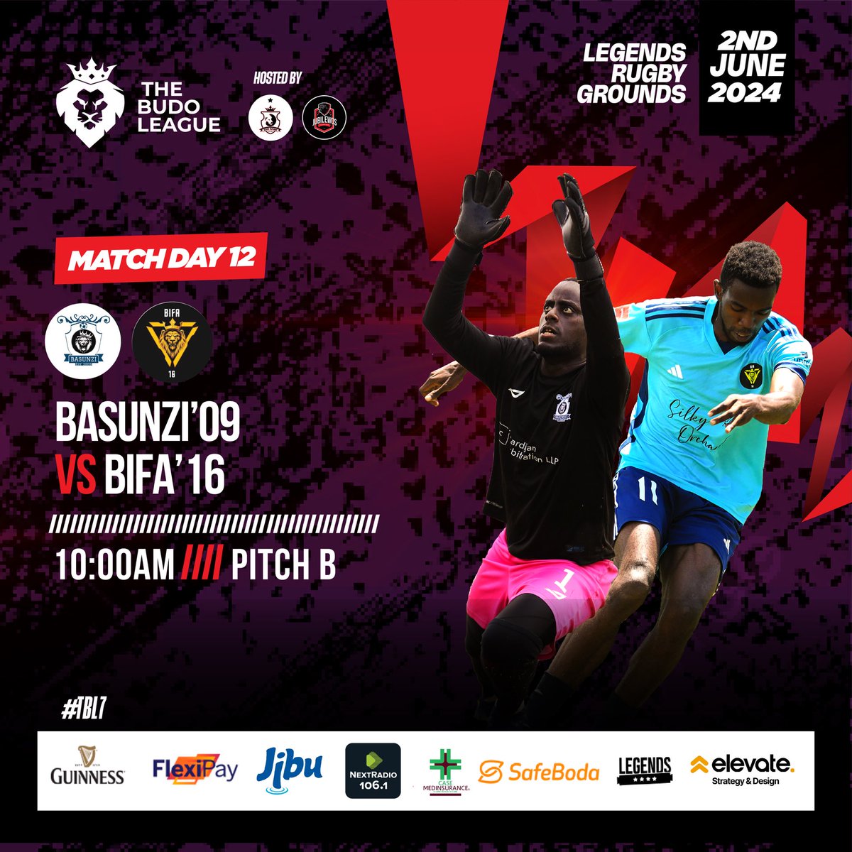 Early kick off alert 🚨🚨
@BIFA_2016 face their first challenge of the season this Sunday @TheBudoLeague 

#TBL7 
#TheBasunziway