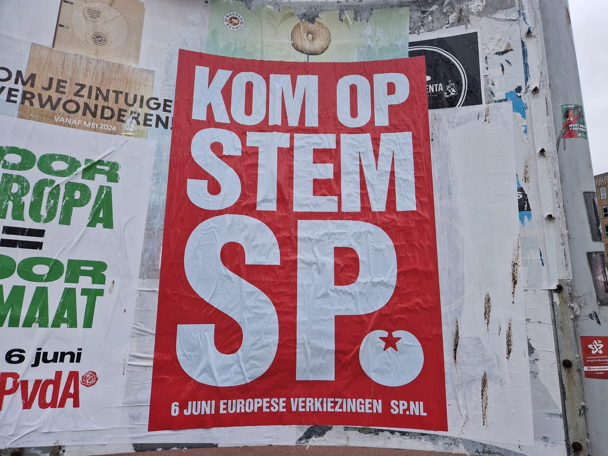 6 juni zijn de Europese Parlementsverkiezingen, vergeet dus niet te stemmen. Kom op voor alles waar je voor én achter staat. Kom op voor jouw belangen in een eerlijker Europa. Kom op, stem SP! En dan komen wij op voor jou.