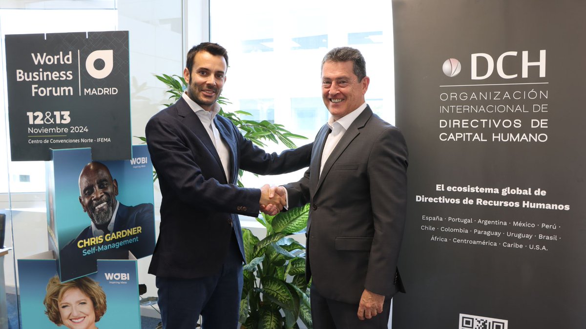 🌟 ¡Gran noticia! 🌟Nos incorporamos como Strategic Partner con el World Business Forum Madrid 2024 🤝

🚀 Esta alianza promete enriquecer este prestigioso evento ofreciendo nuestra larga experiencia y visión en la gestión del capital humano.

#DCH #StrategicPartner #WBForum