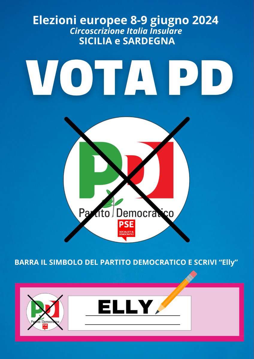 Per chi vota in #Sicilia e #Sardegna. Vota @pdnetwork vota @ellyesse